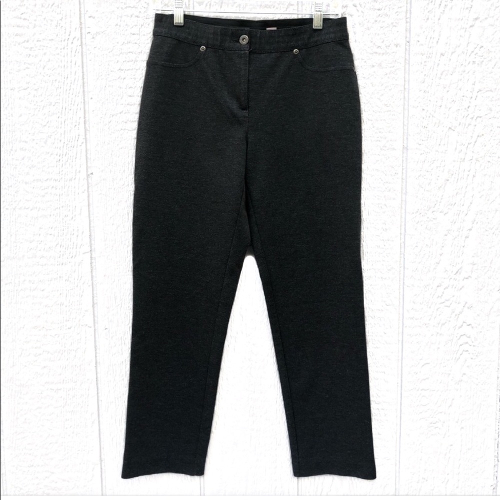 Chico’s High Rise Charcoal Gray Pants